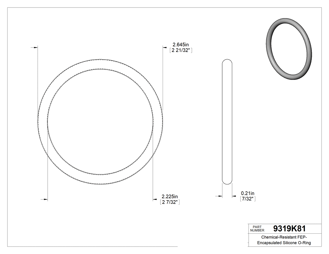 Technical drawing - 9319K81
